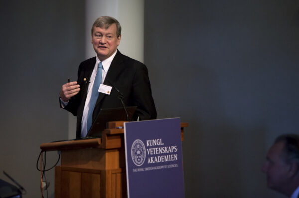 Peter K. Gregersen, Prize Lectures 3 May. Photo: Markus Marcetic, the Royal Swedish Academy of Sciences.