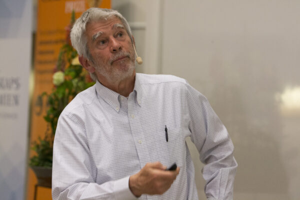 Peter Molnar, Prize Lectures 7 May. Photo: Victoria Henriksson, the Royal Swedish Academy of Sciences.