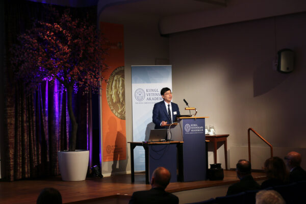 Shimon Sakaguchi, Prize Symposium 17 May 2017. Photo: Simon Ungman, the Royal Swedish Academy of Sciences.